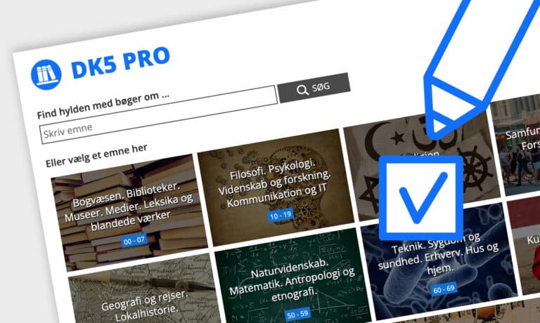 DK5-systemet på en skærm